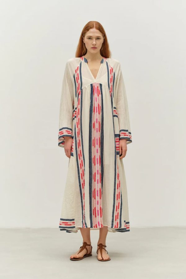 Devotion Long Dress Jacquard Power