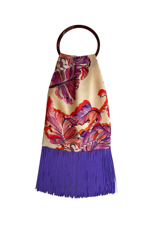 Eleni Malami Small Silk Bag Cream