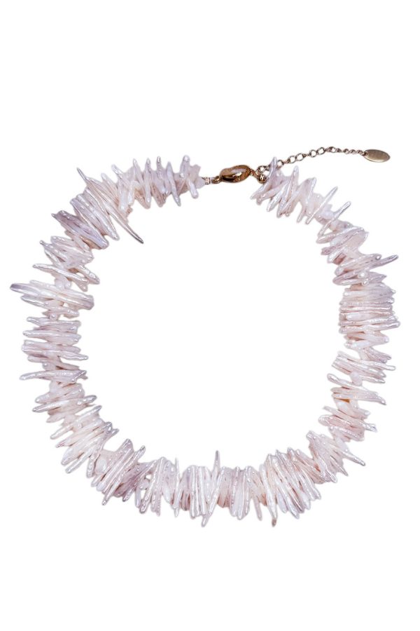 Ifigenia Loukou Matchstick Pearl Necklace