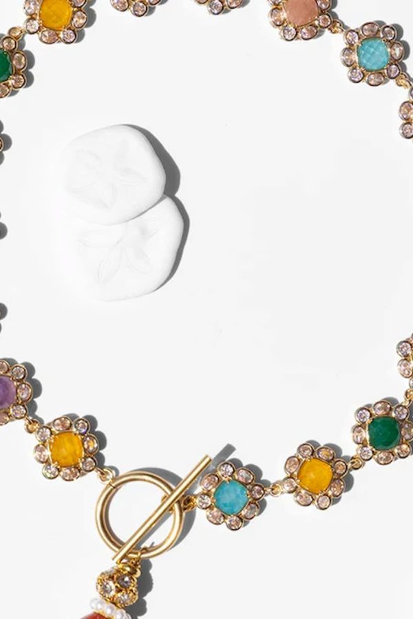 Katerina Psoma Clarissa Short Necklace with Semiprecious Stones