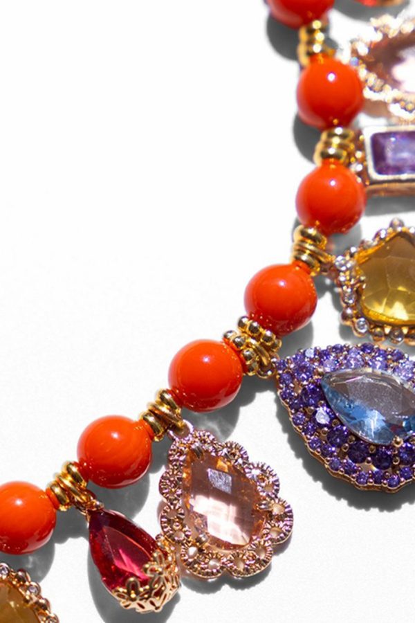 Katerina Psoma Ruby Necklace Coral