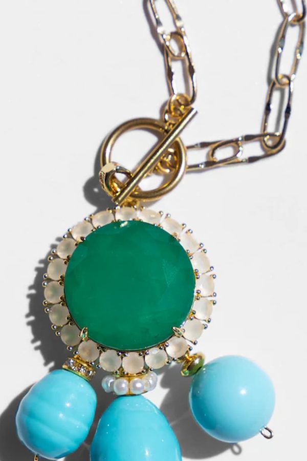 Katerina Psoma Valeria Turquoise Pendant