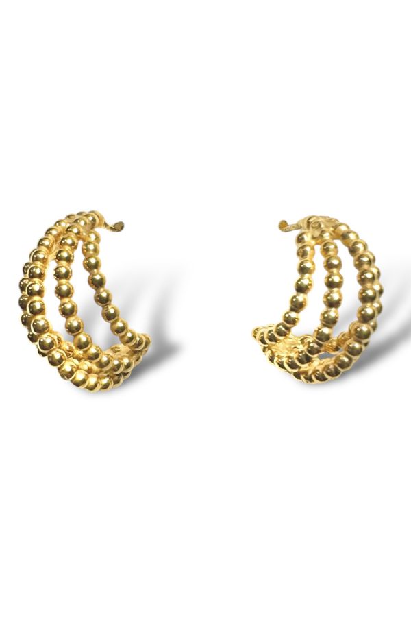Tonia Makri Earrings Gold