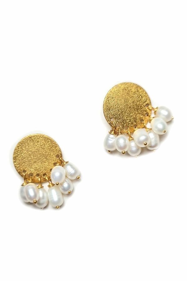 Tonia Makri Earrings Pearls
