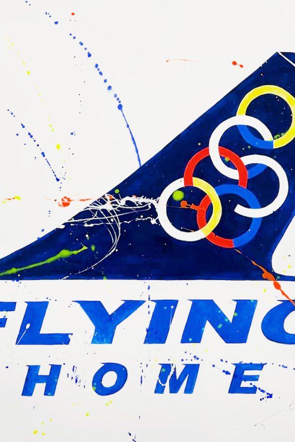 Carolina Rovithi Flying Home 60cm X 44cm