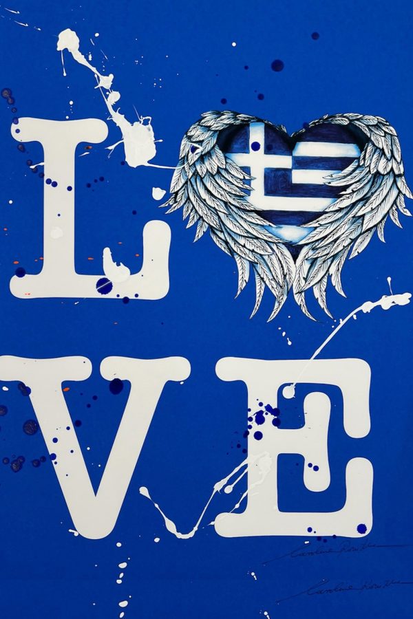 Carolina Rovithi Love Greece 60cm X 44cm