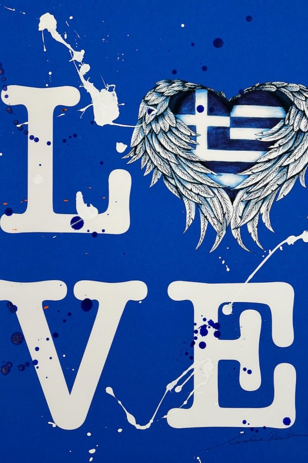 Carolina Rovithi Love Greece 60cm X 44cm