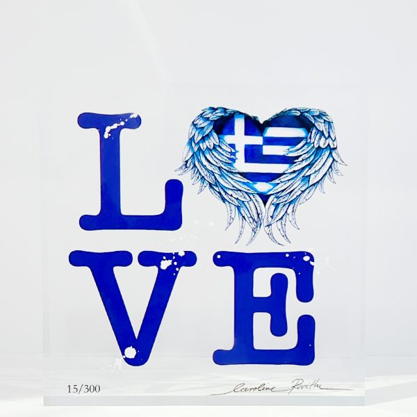 Carolina Rovithi Love Greece Digital Print on Plexiglass