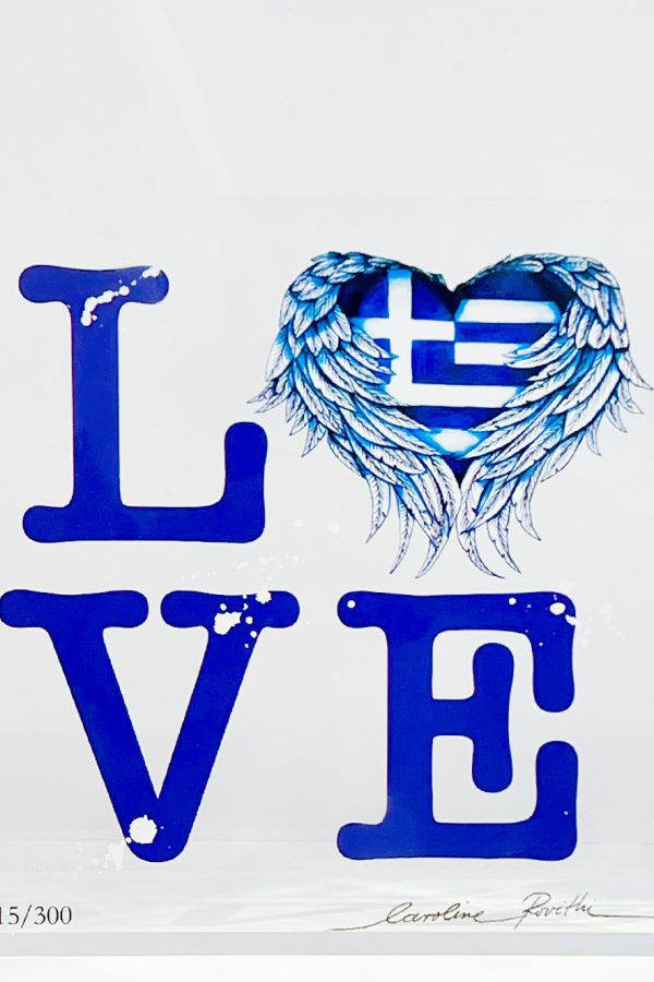 Carolina Rovithi Love Greece Digital Print on Plexiglass