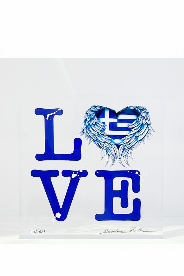 Carolina Rovithi Love Greece Digital Print on Plexiglass
