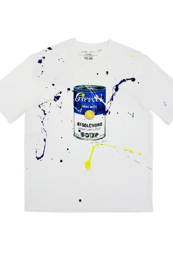 Carolina Rovithi T-shirt Aygolemono Limited Edition with Splash