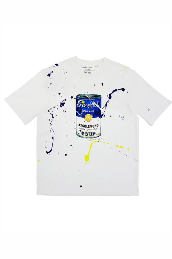 Carolina Rovithi T-shirt Aygolemono Limited Edition with Splash