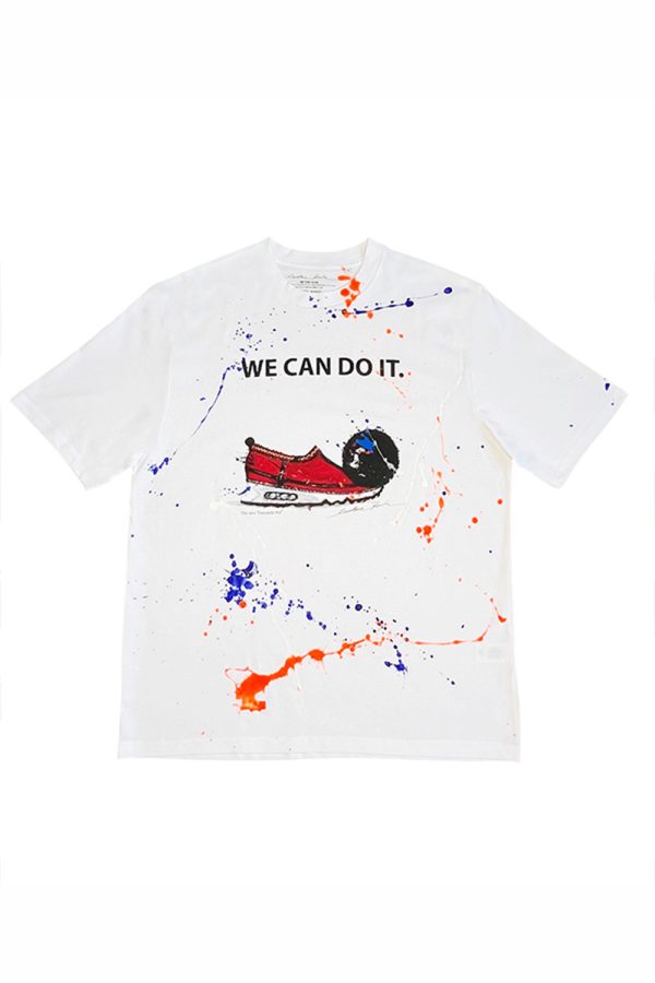 Carolina Rovithi T-shirt We Can Do It Limited Edition with Splash