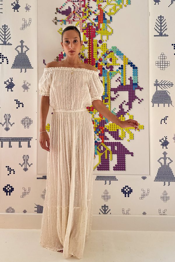 D'Artemide Themis Dress Off White