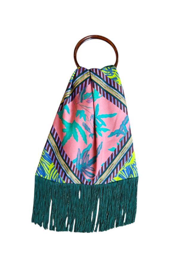 Eleni Malami Large Silk Bag Peach