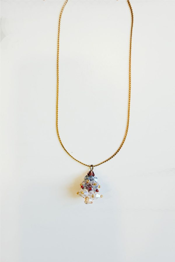 Ifigenia Loukou Christmas Tree Necklace Small White
