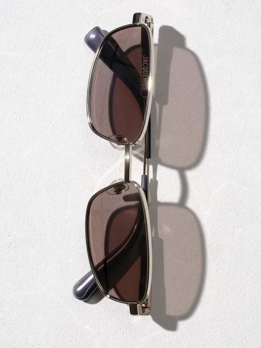 Jacquemus 67 Aviator Matt Puppy Black Amber - Image 4