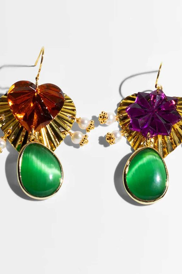 Katerina Psoma Amore Earrings with Pearls