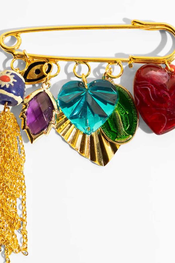 Katerina Psoma Noto Multicolor Pin Brooch