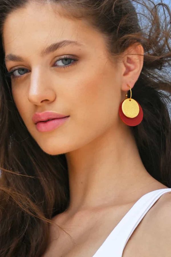 Leather Trinkets Stella Earings Medium