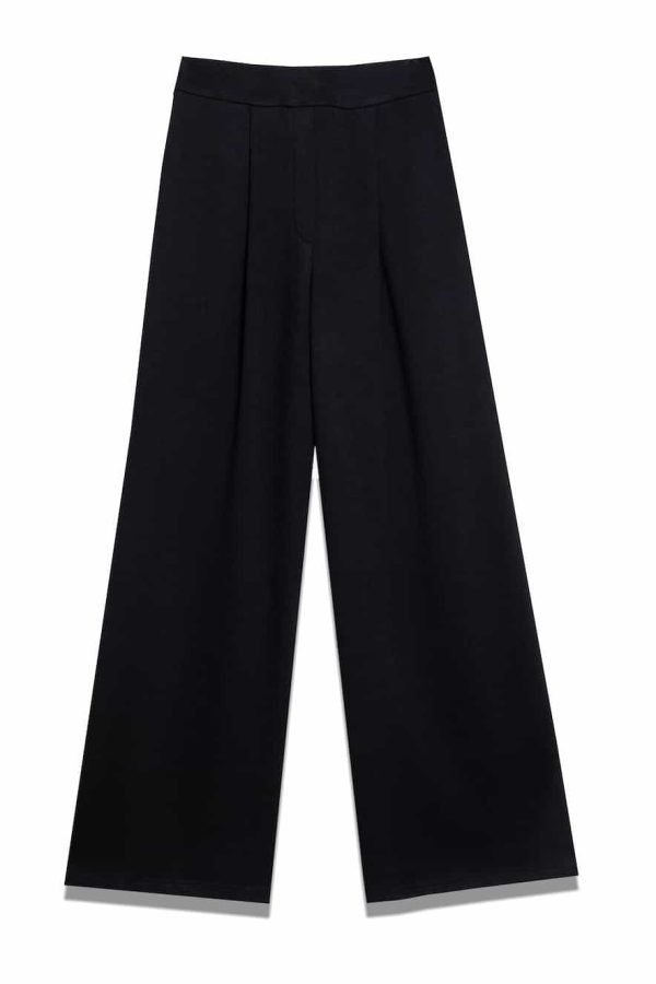 Milla Pleated Pants Black