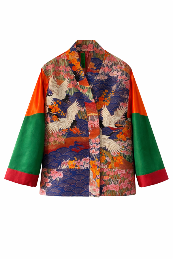 RIANNA + NINA  Ooak New Kimono Jacket Lux Silk One Of A Kind