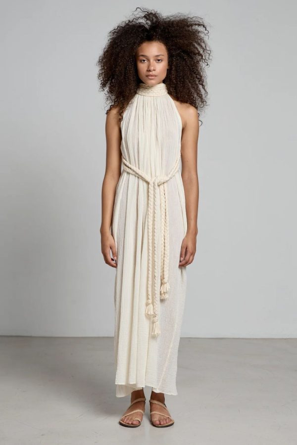 Christian Zen Irida Maxi Dress Off White