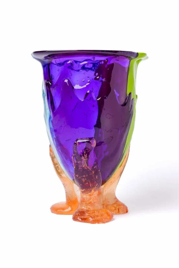 Corsi Amazonia Vase Purple Lime Aqua Light Ruby