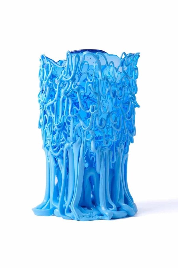 Corsi Medusa Vase Clear Light Blue Celeste