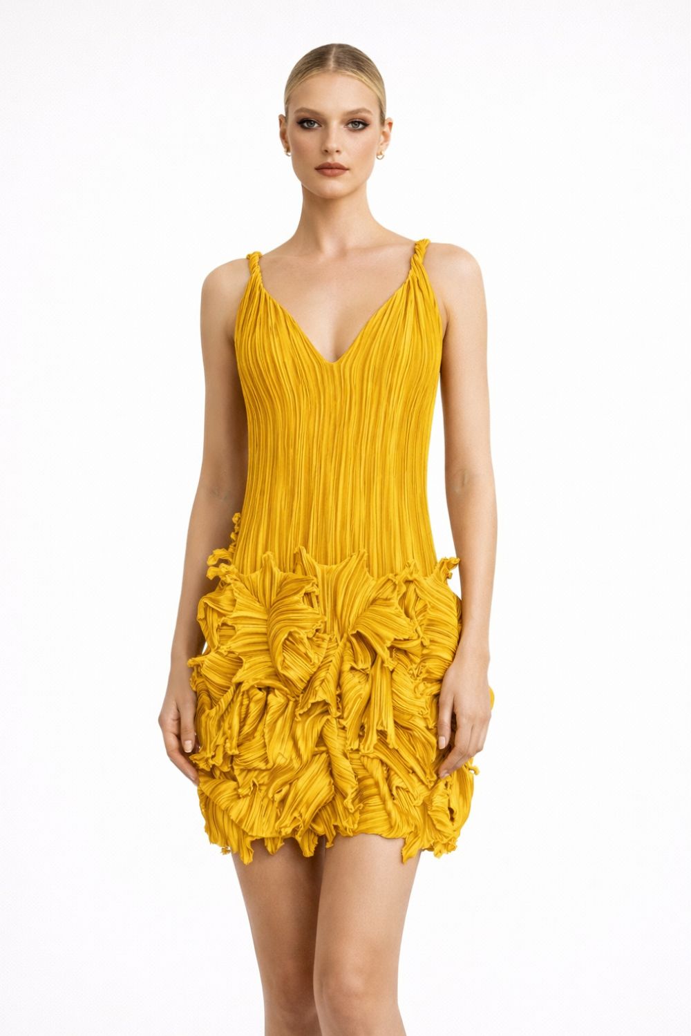 Daphne Valente Hypnos Dress Ochra - Image 2