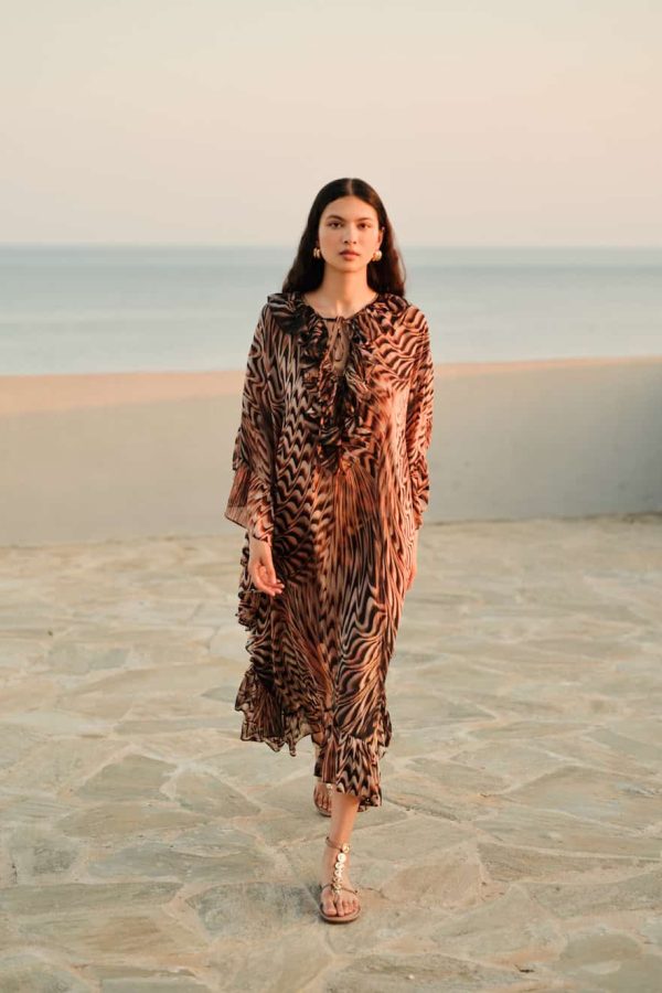 Devotion Long Dress Printed Pearl