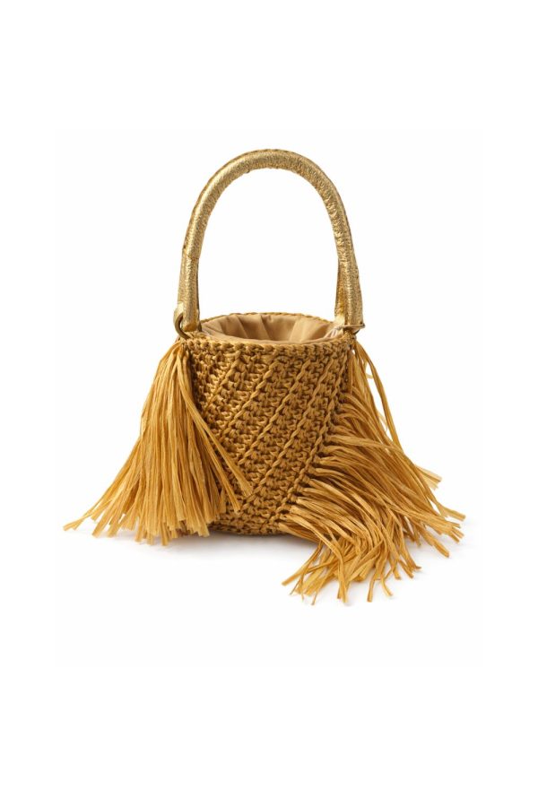 G&K Handcrafters Peacock Bag Mini Gold