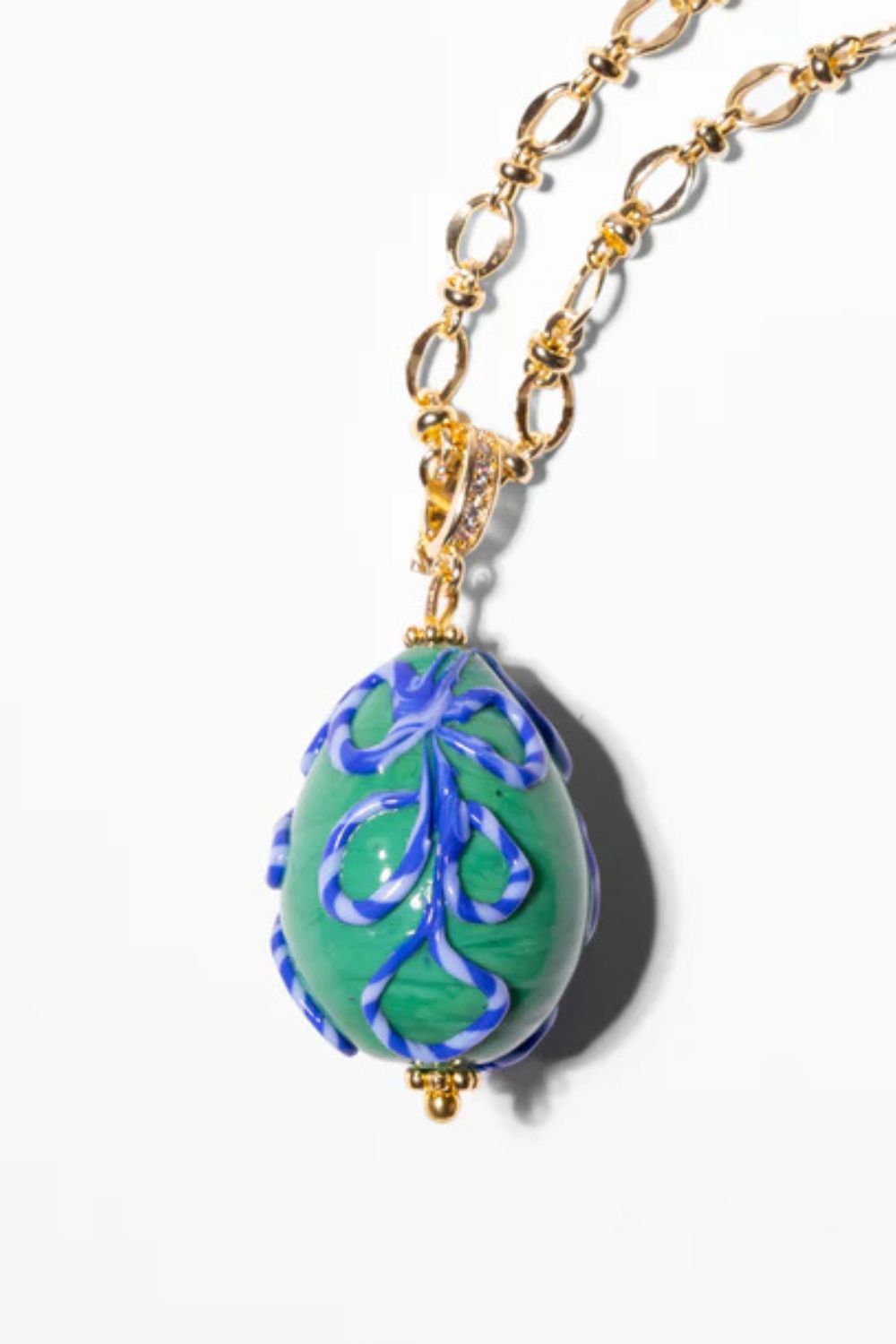 Katerina Psoma Big Green Murano Egg