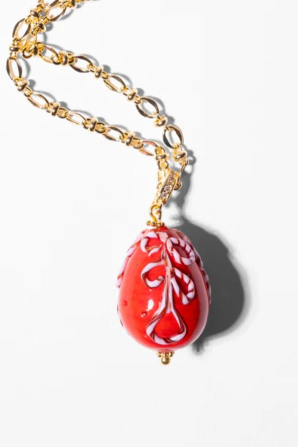 Katerina Psoma Big Red Murano Egg
