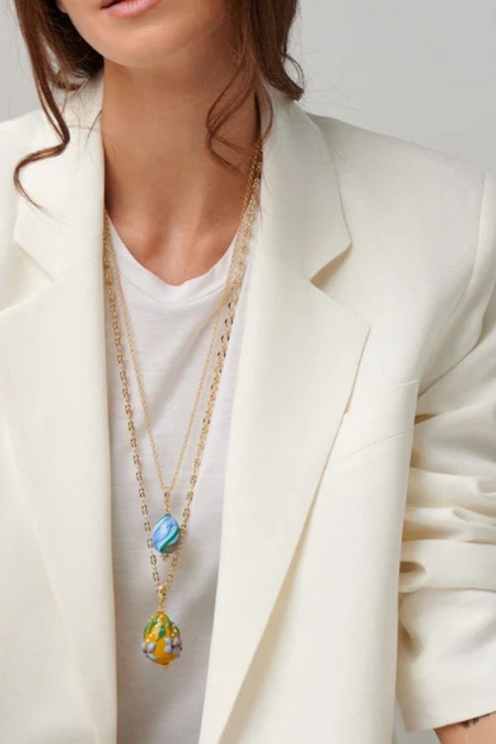 Katerina Psoma Big Yellow Murano Egg - Image 2