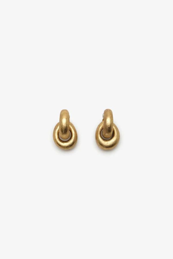 Monies Earrings Goldfoil Havana