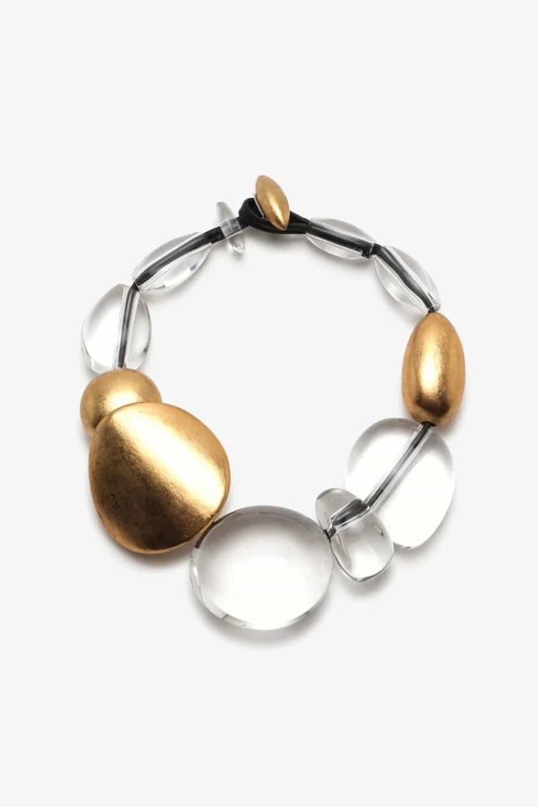 Monies Necklace Goldfoil Acrylic Sydney