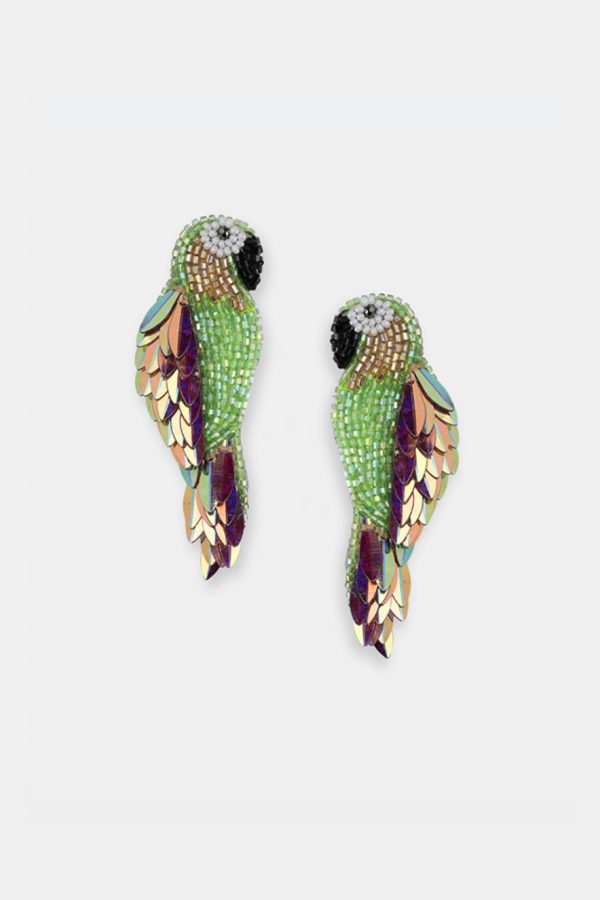 Olivia Dar Ara Earrings Lime