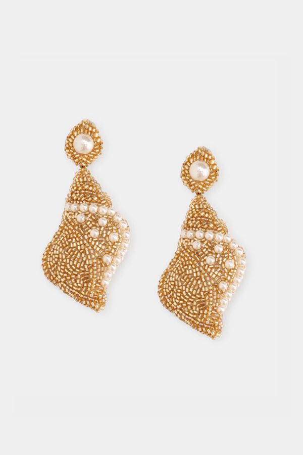 Olivia Dar Calypso Earrings Gold