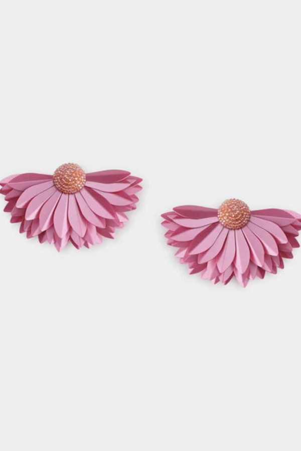 Olivia Dar Marigold Earring Pink