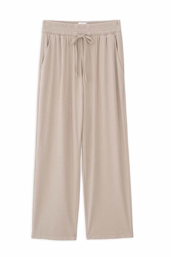 Philosophy Rib Pants Light Beige