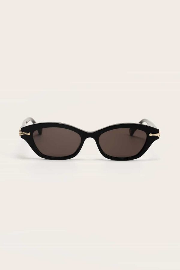 ZEUS+DION Cateye-Effect sunglasses with Metallic Details Black