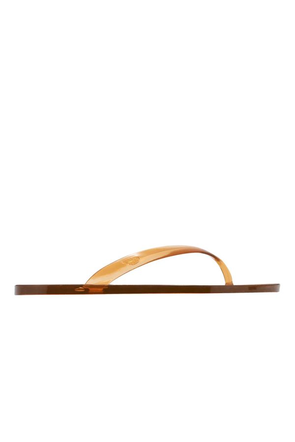 Ancient Greek Sandals Jelly Flip Flop Caramel