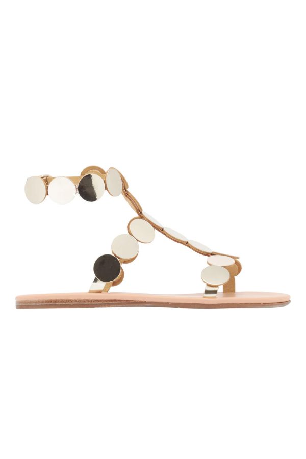 Ancient Greek Sandals Triton Gold