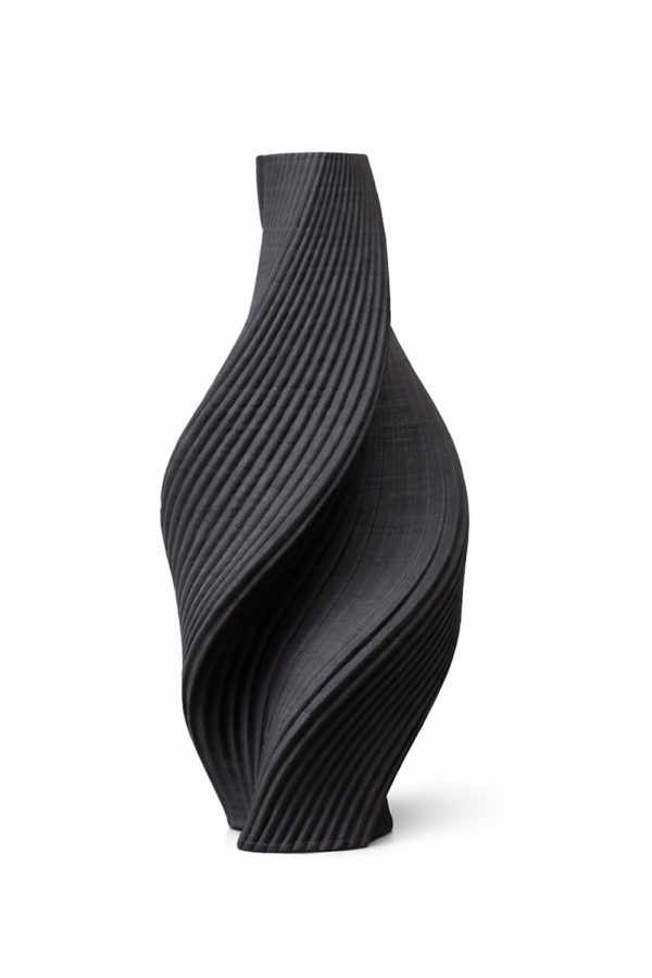 Binary Ceramics Tornado Ceramic Form Black Clay