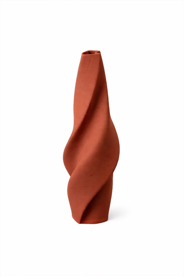 Binary Ceramics Tornado Ceramic Sculpture Terracotta