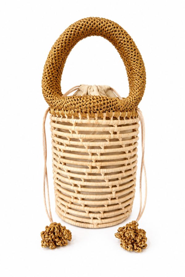 Catarina Mina Mini Palhe Bag Gold