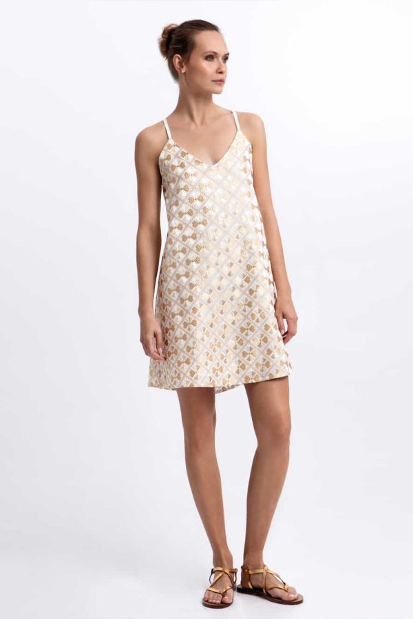 Greek Archaic Kori Dress Mini Flakes