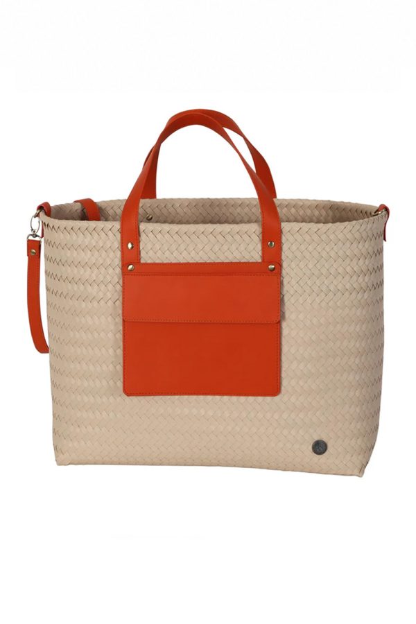 Handed by Percey Deep Carrot Orange