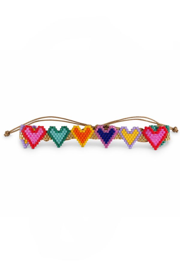 Ifigenia Loukou Miyuki Heart Bracelet